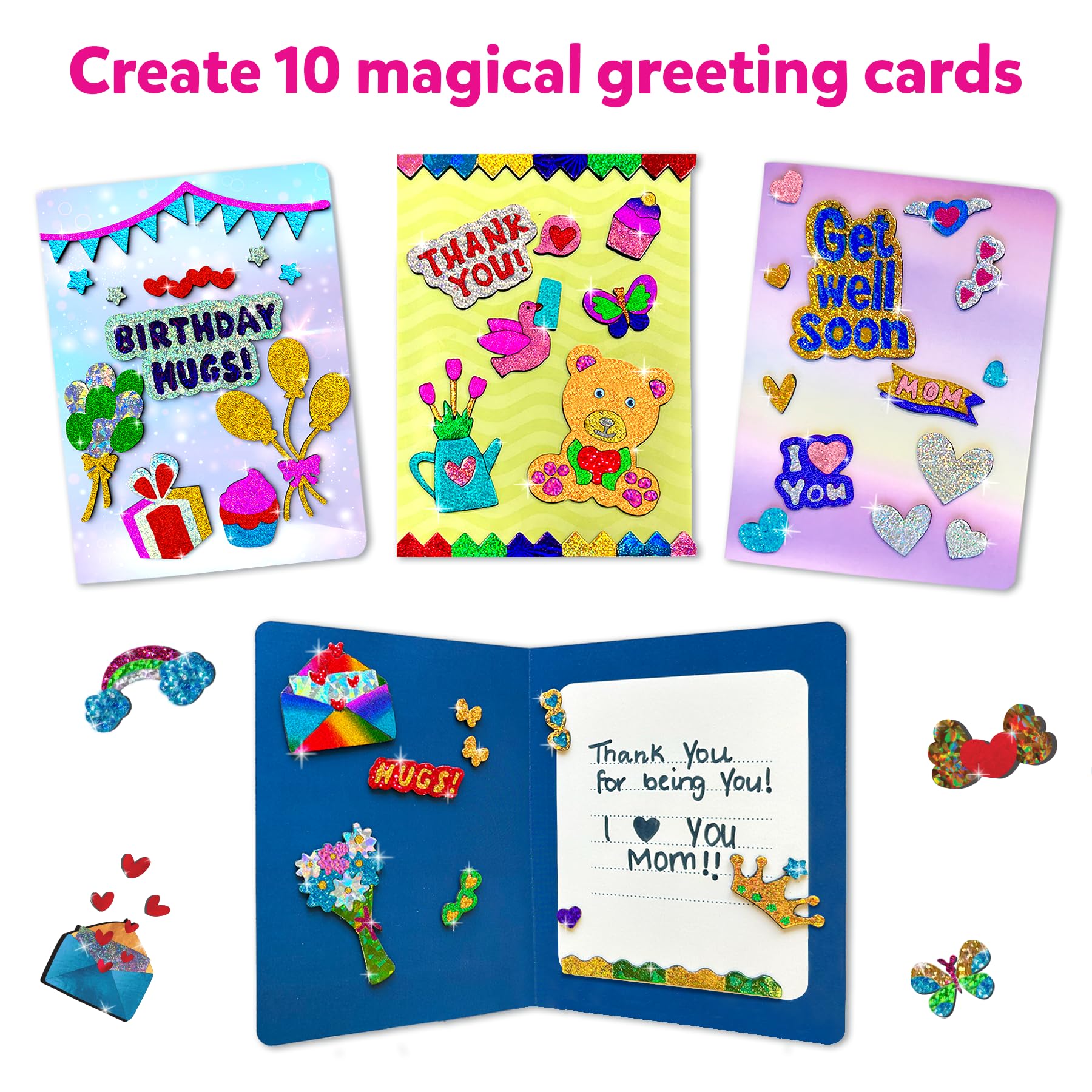 Amazon.com: Skillmatics Foil Fun - Card Making Set, No Mess